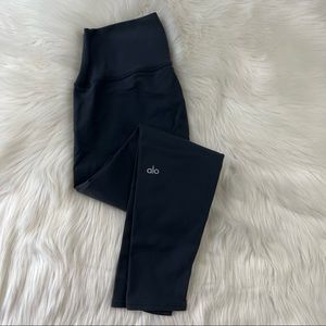 Alo Yoga High Rise Airbrush Legging Gray Size Large